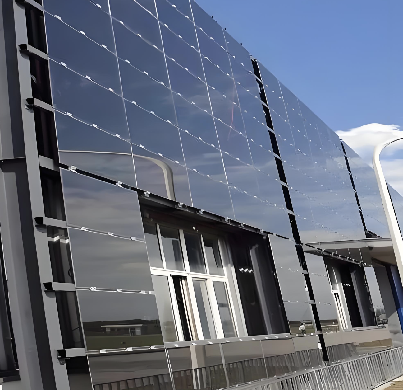 Commercial Monocrystalline PERC Double-Glass Photovoltaic Curtain Wall