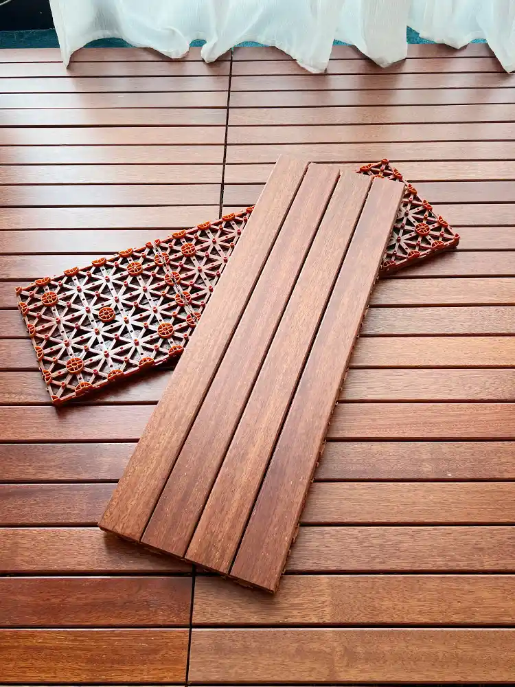 Russian Pine Preservative-Treated Patio Wood Flooring