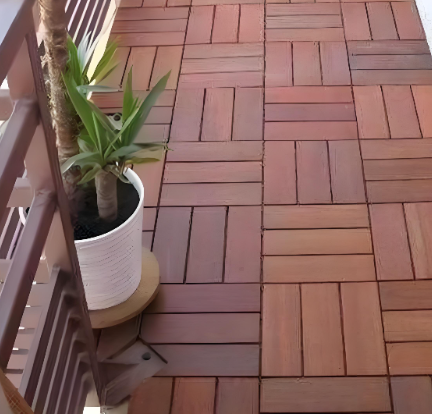 Lantai Kayu Balkang yang Diperlakukan dengan Pengawet Berbasis Air Berlow-VOC