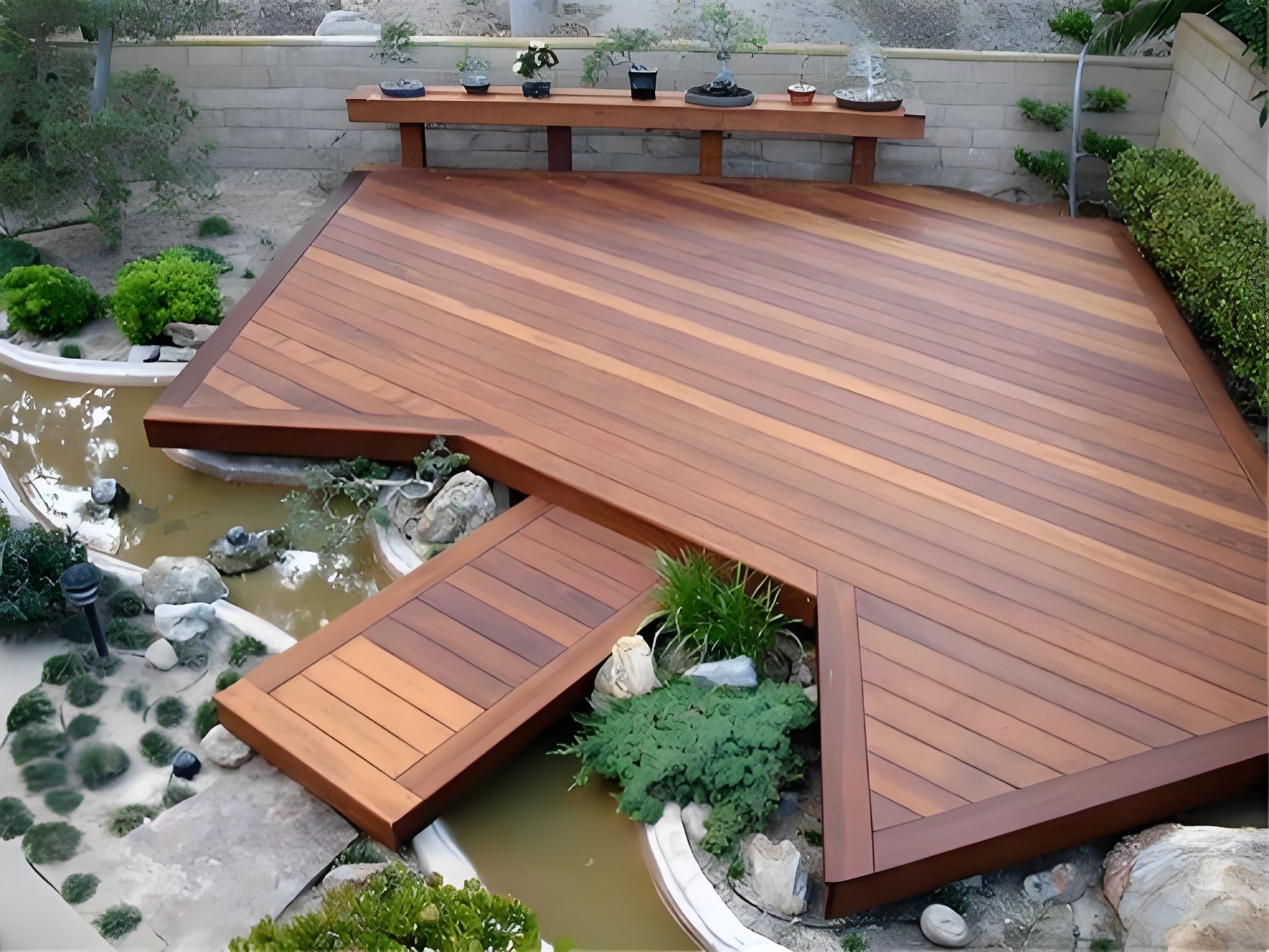 Eco-Friendly Water-Based Preservative Indoor Sunroom Wood Flooring