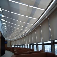 スマート音声制御オフィス用電動ロール日よけ