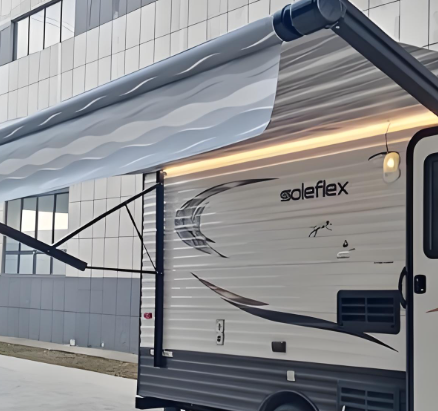 RV専用耐風電動サンシェード