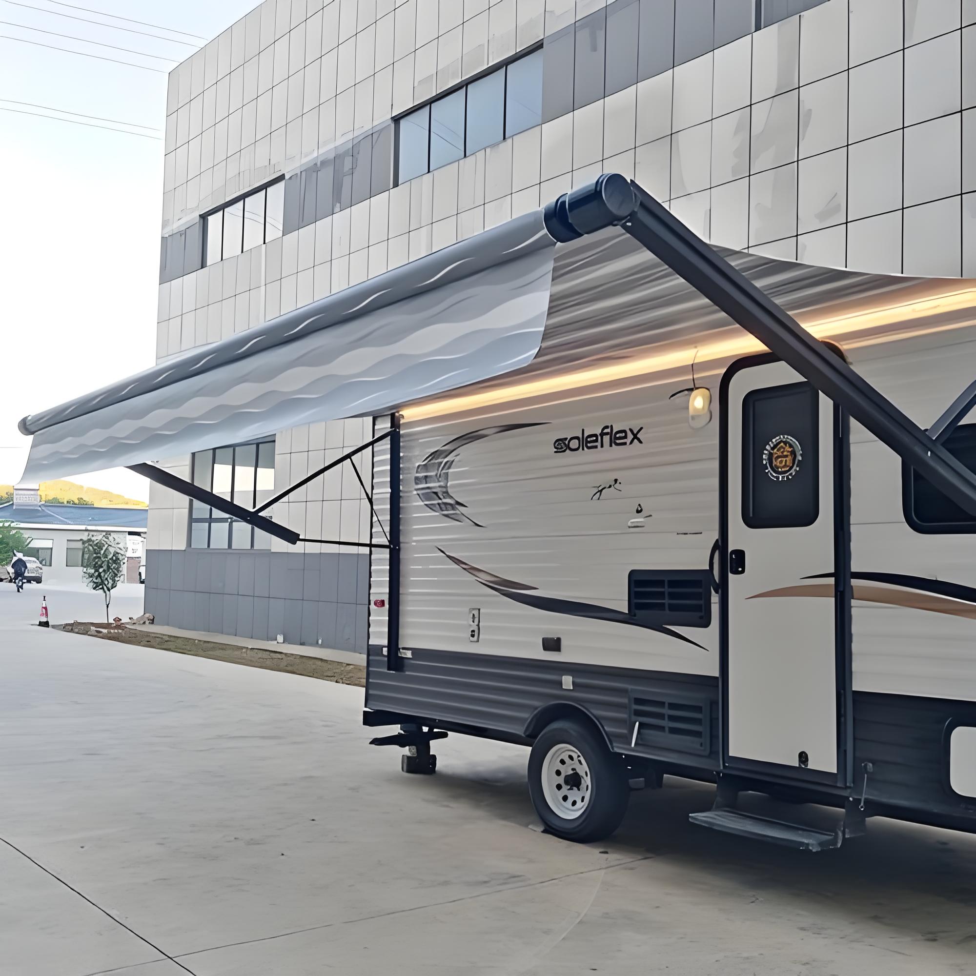 RV専用耐風電動サンシェード