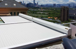 ร่มเงาไฟฟ้าที่ใช้พลังงานแสงอาทิตย์สำหรับพื้นที่พาเทโอกลางแจ้ง