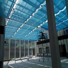 Commercial Large-scale Motorized Louver Sunshade