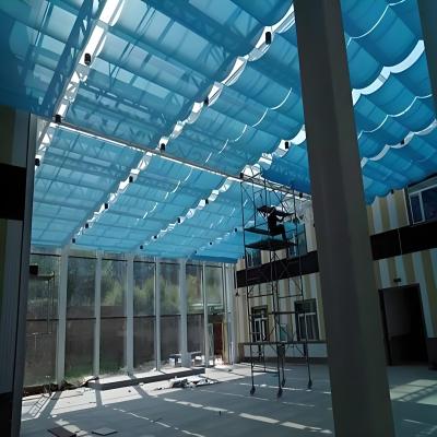 Commercial Large-scale Motorized Louver Sunshade