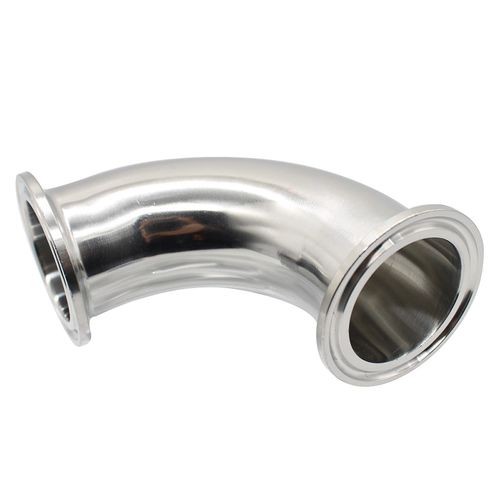 316L Stainless Steel Sanitary Quick-Clamp Right Angle Elbow