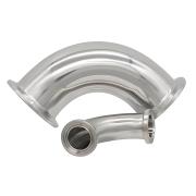 316L Stainless Steel Sanitary Quick-Clamp Right Angle Elbow