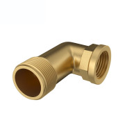 Brass Threaded Right Angle Elbow for Water Heating and Gas