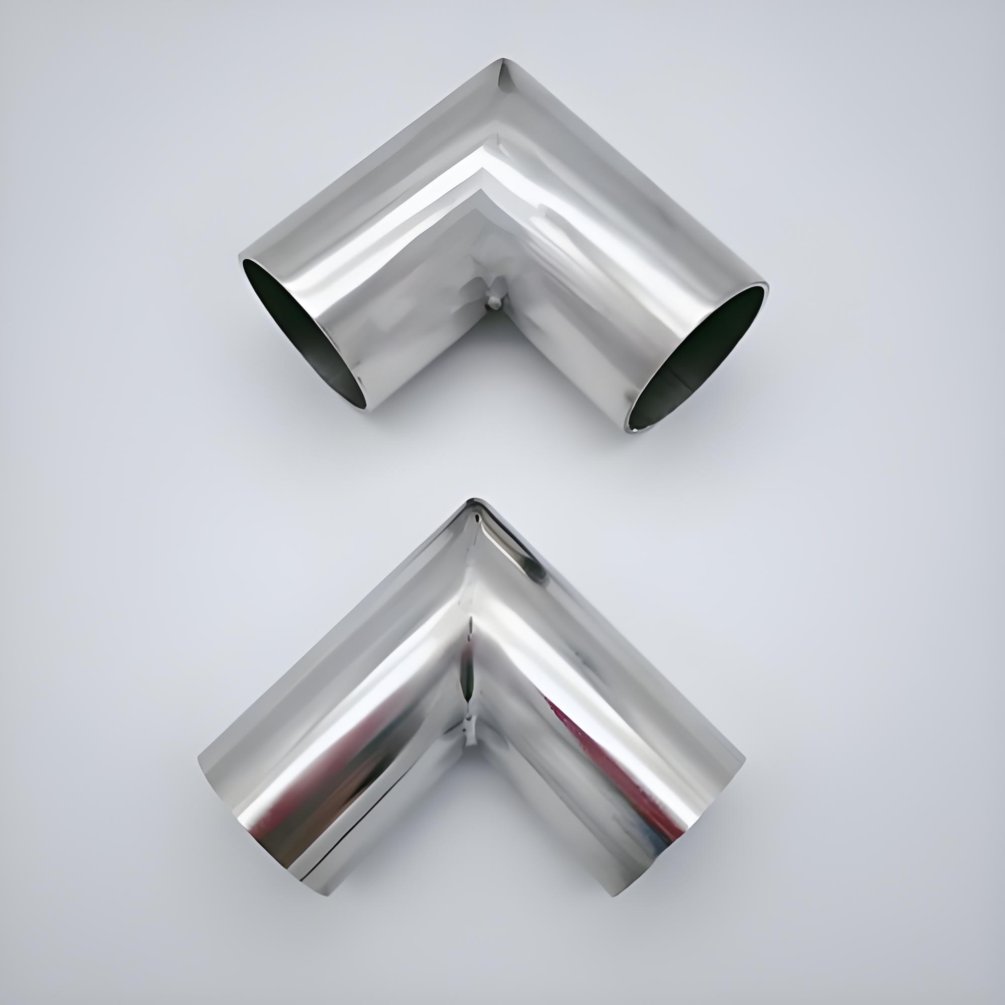 Sanitary Food Grade Stainless Steel Right Angle Elbow