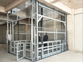 ลิฟท์ขนส่งสินค้าไฮดรอลิกหนักชนิดติดตั้งคงที่