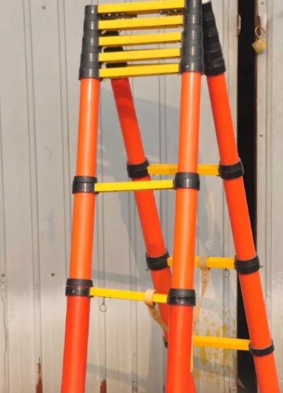 Portable 6061 Aluminum Alloy Telescoping Fishing Rod Ladder
