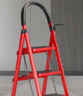 Convertible A-frame Telescoping Fishing Rod Ladder
