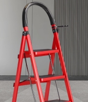 Convertible A-frame Telescoping Fishing Rod Ladder