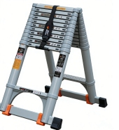 Multi-functional Combined Telescopic Fishing Rod Ladder with Convertible Design