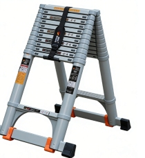 Multi-functional Combined Telescopic Fishing Rod Ladder with Convertible Design