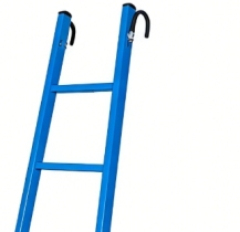 Foldable Multi-functional Telescopic Fishing Rod Ladder with Tool Rack