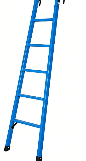 Foldable Multi-functional Telescopic Fishing Rod Ladder with Tool Rack