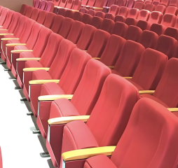 Compact Motorized Retractable Theater Seat