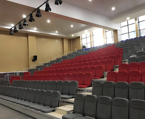ที่นั่งห้องบรรยายยืดหดด้วยมอเตอร์หนักแน่น