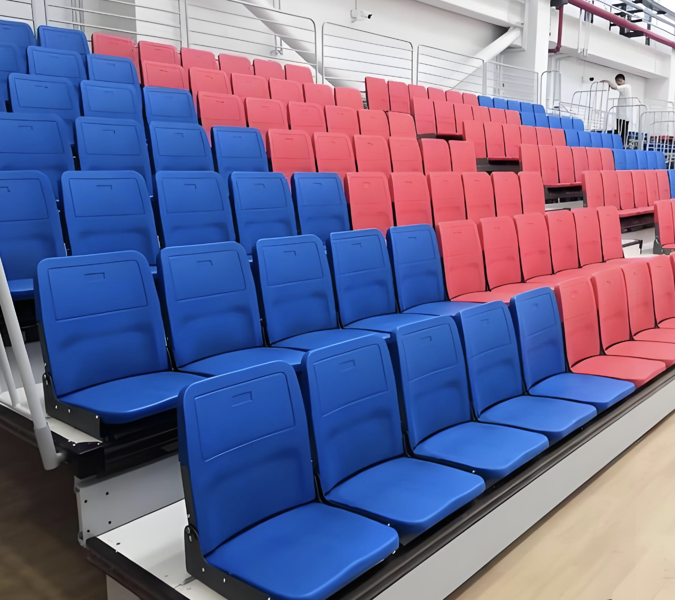 Outdoor Motorized Retractable Auditorium Seat with Weatherproof Cover