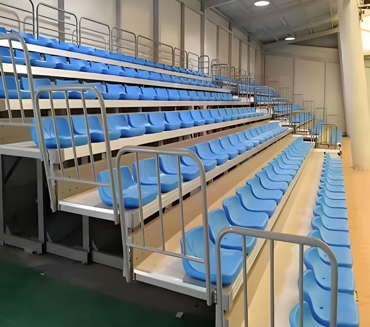 Motorized Retractable Auditorium Seat with Folding Table Board