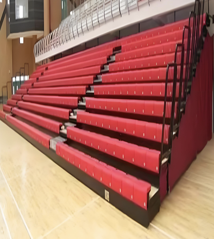 Kursi Auditorium Lipat Bermotor yang Dapat Ditarik Kembali dan Mudah Dipindahkan