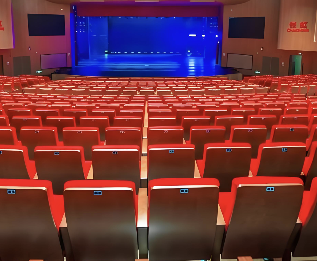 Compact Motorized Retractable Auditorium Chair