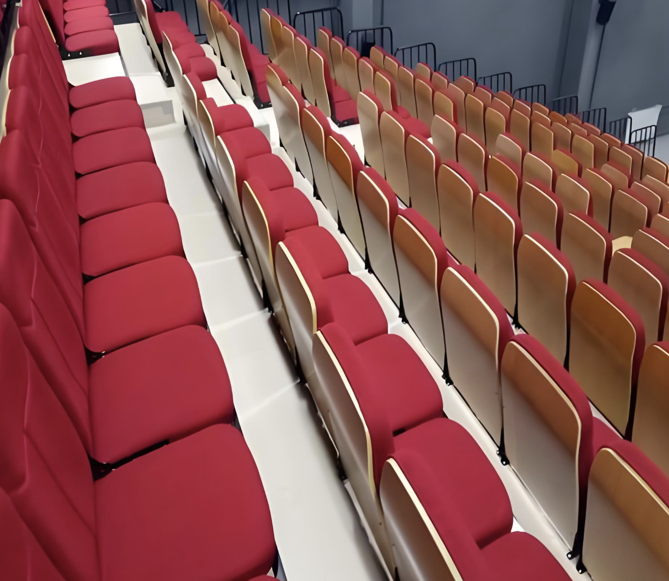 Compact Motorized Retractable Auditorium Chair