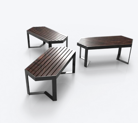 โต๊ะนั่งสวนแบบต่อเสียบโมดูลาร์