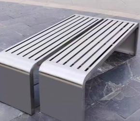 Bangku Taman Stainless <span>Steel</span> 304 Antikorosi