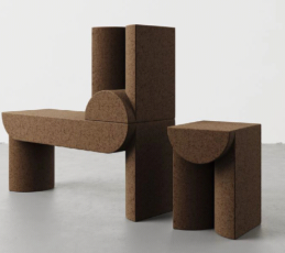 ชุดโต๊ะนั่งสวนสาธารณะแบบโมดูลาร์รวมทุกส่วน