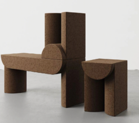 ชุดโต๊ะนั่งสวนสาธารณะแบบโมดูลาร์รวมทุกส่วน