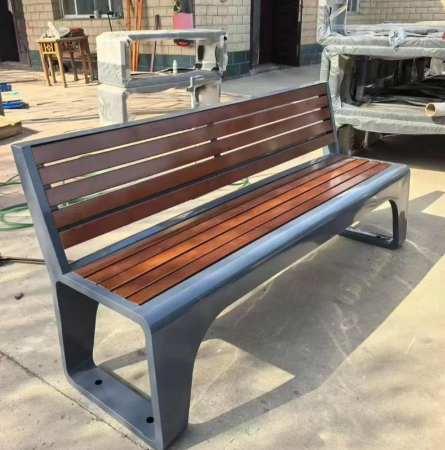 โต๊ะนั่งสวนสาธารณะอลูมิเนียมอัลลอยชั้นเคลือบผง