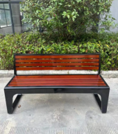 Antiseptic Solid Wood Park Bench