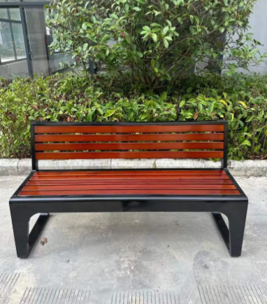 Banc de parc en bois massif antiseptique
