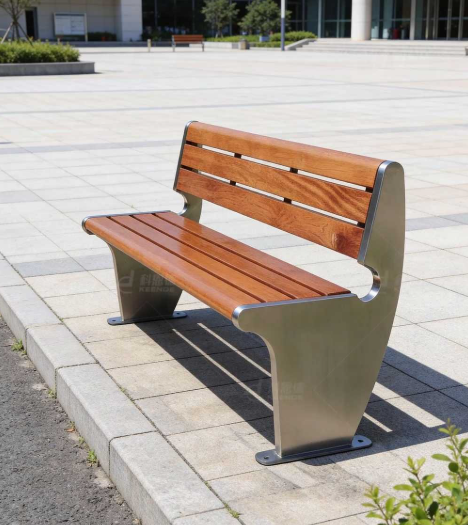 Ensemble de sièges de parc modulable en acier inoxydable 304