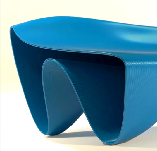 Banc de parc écologique en plastique recyclé