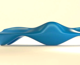 Recycled Plastic Ecological Park Bench