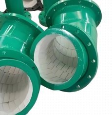 Grooved Wear-Resistant Ceramic Elbow for Power Industry