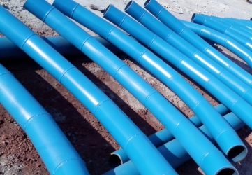 <span>Paste</span>-on Wear-Resistant Ceramic Elbow for <span>Chemical</span> Industry