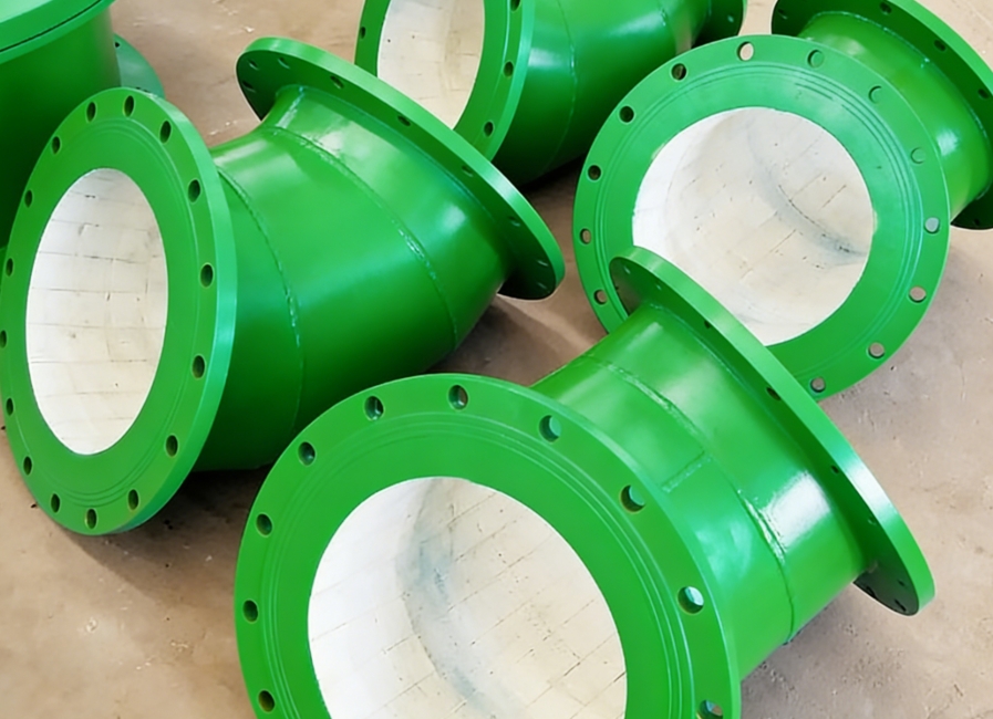 Thick-Walled Wear-Resistant Ceramic Elbow for Mineral Processing Plants