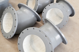 Large Diameter Wear-Resistant Ceramic Reducer Elbow