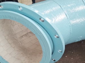 Corrosion-Resistant Wear-Resistant Ceramic Elbow with PTFE Coating for Chemical Industry
