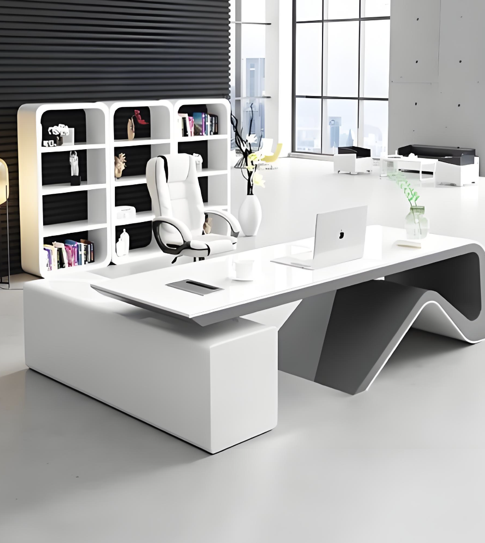 特大サイズ 社長用 焼付塗装 オフィスデスク