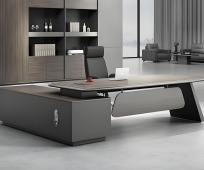 Compact Baked Paint Boss Desk for Small Office