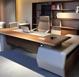 经典实木烤漆大班<span>台</span>