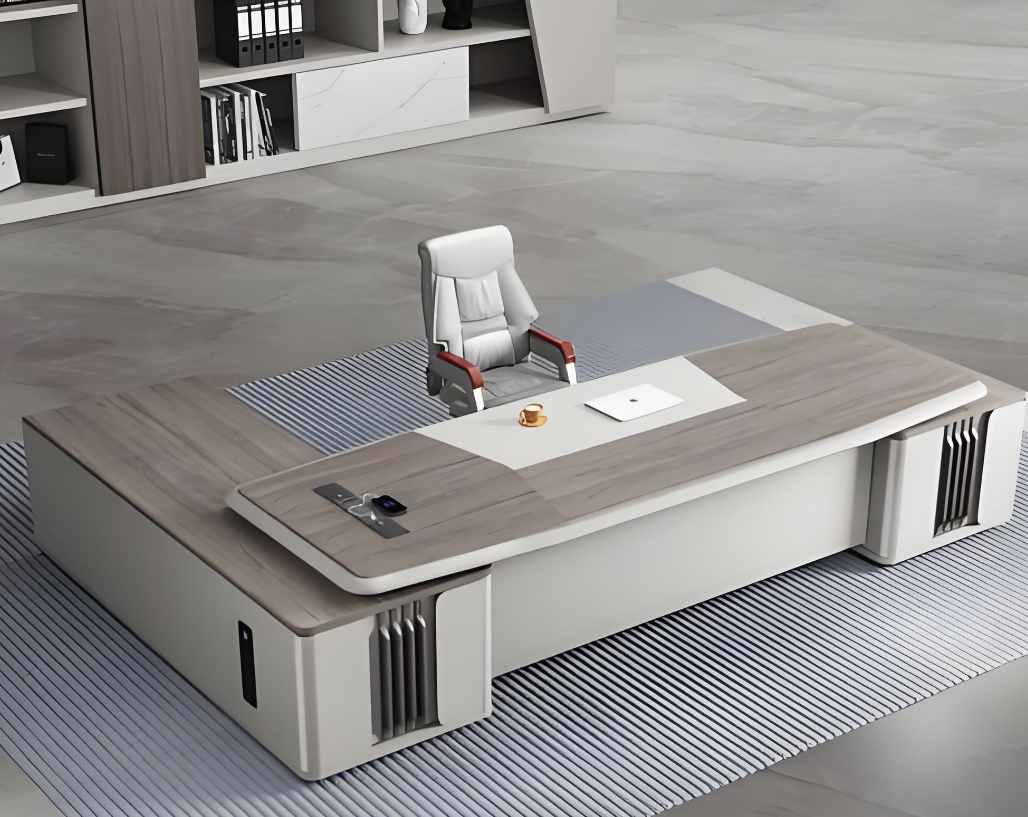 High-end Smart UV Lacquered Executive Desk
