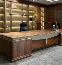 Vintage Antique Lacquered Executive <span>Desk</span>