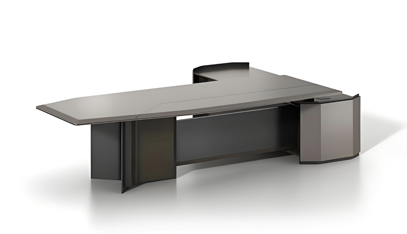 Compact Home Office Baking Paint Executive Desk